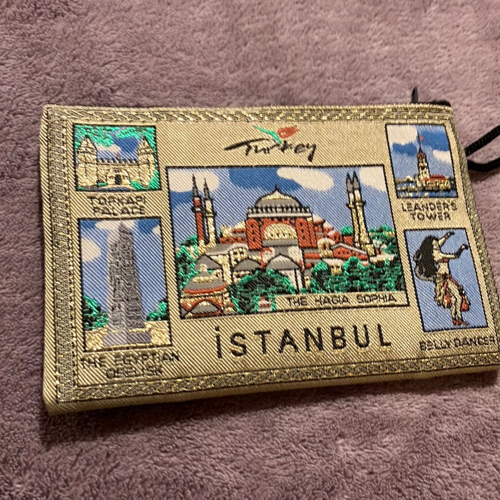 *3/$20* Istanbul Themed Gold Wallet